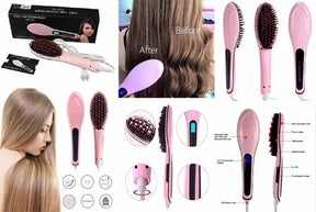 Pink Unisex Fast Hair Straightener - M A Enterprises