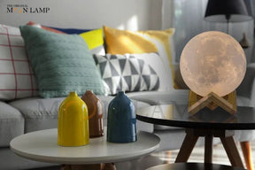 Modern/Contemporary 3D Moon Lamp - M A Enterprises