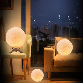 Modern/Contemporary 3D Moon Lamp - M A Enterprises