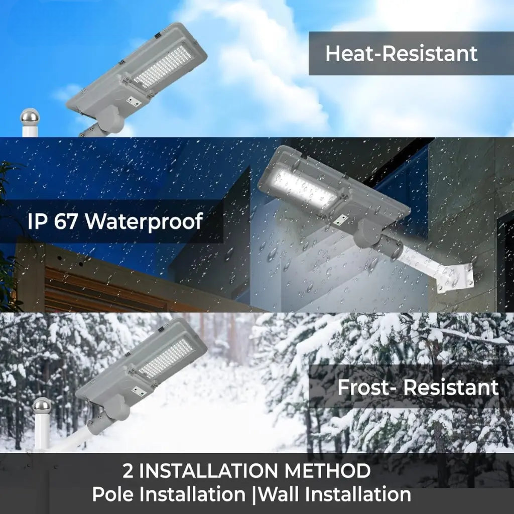 solar light street light | best outdoor LED waterproof lamp in India - M A Enterprises