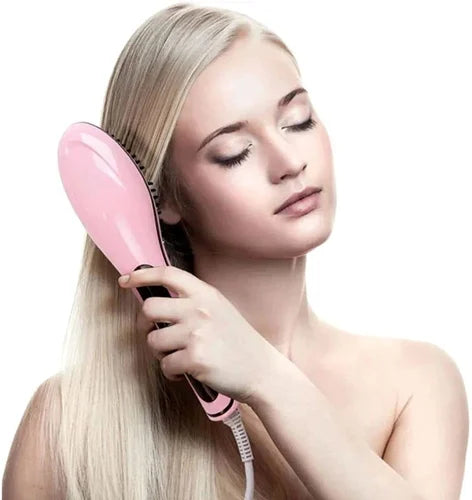 Pink Unisex Fast Hair Straightener - M A Enterprises