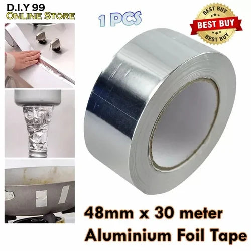 Aluminium And Rubber Color: Silver Aluminum Foil Tape - M A Enterprises