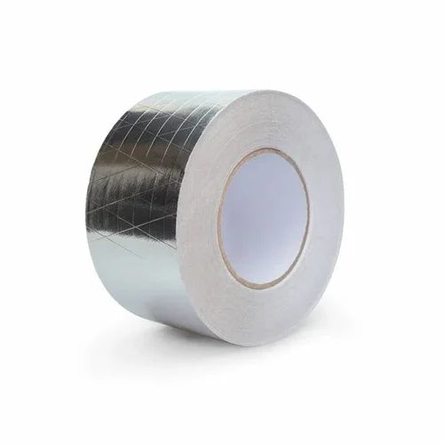 Aluminium And Rubber Color: Silver Aluminum Foil Tape - M A Enterprises