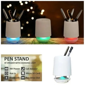 Bluetooth Speaker With Pen Stand - M A Enterprises