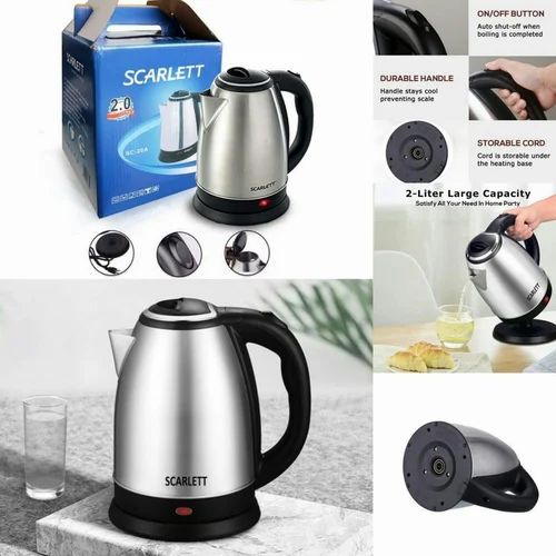 Stainless Steel Electric Kettle, Capacity: 2 Liter - M A Enterprises