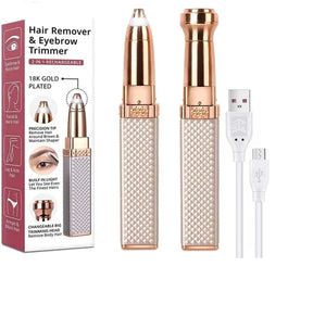 Gold 2 IN 1 FACIAL AND EYEBROW HAIR REMOVER - M A Enterprises