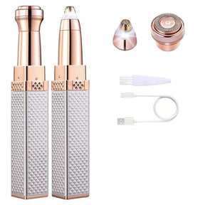 Gold 2 IN 1 FACIAL AND EYEBROW HAIR REMOVER - M A Enterprises