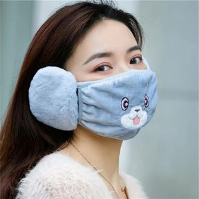 Reusable Kids Face Mask With Ear Warmer - M A Enterprises