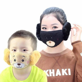 Reusable Kids Face Mask With Ear Warmer - M A Enterprises