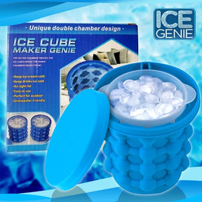 Standard Blue Ice Genie Silicone Ice Maker - M A Enterprises