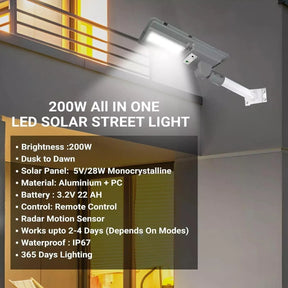 Solar energy street light | waterproof LED garden outdoor post lamp - M A Enterprises