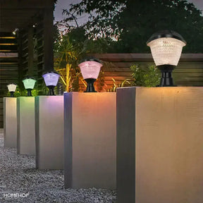 Solar lights for gate pillars outdoor led light at affordable price - M A Enterprises