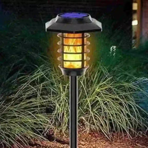 Solar outdoor garden lamps | best decorative flickering flame light - M A Enterprises