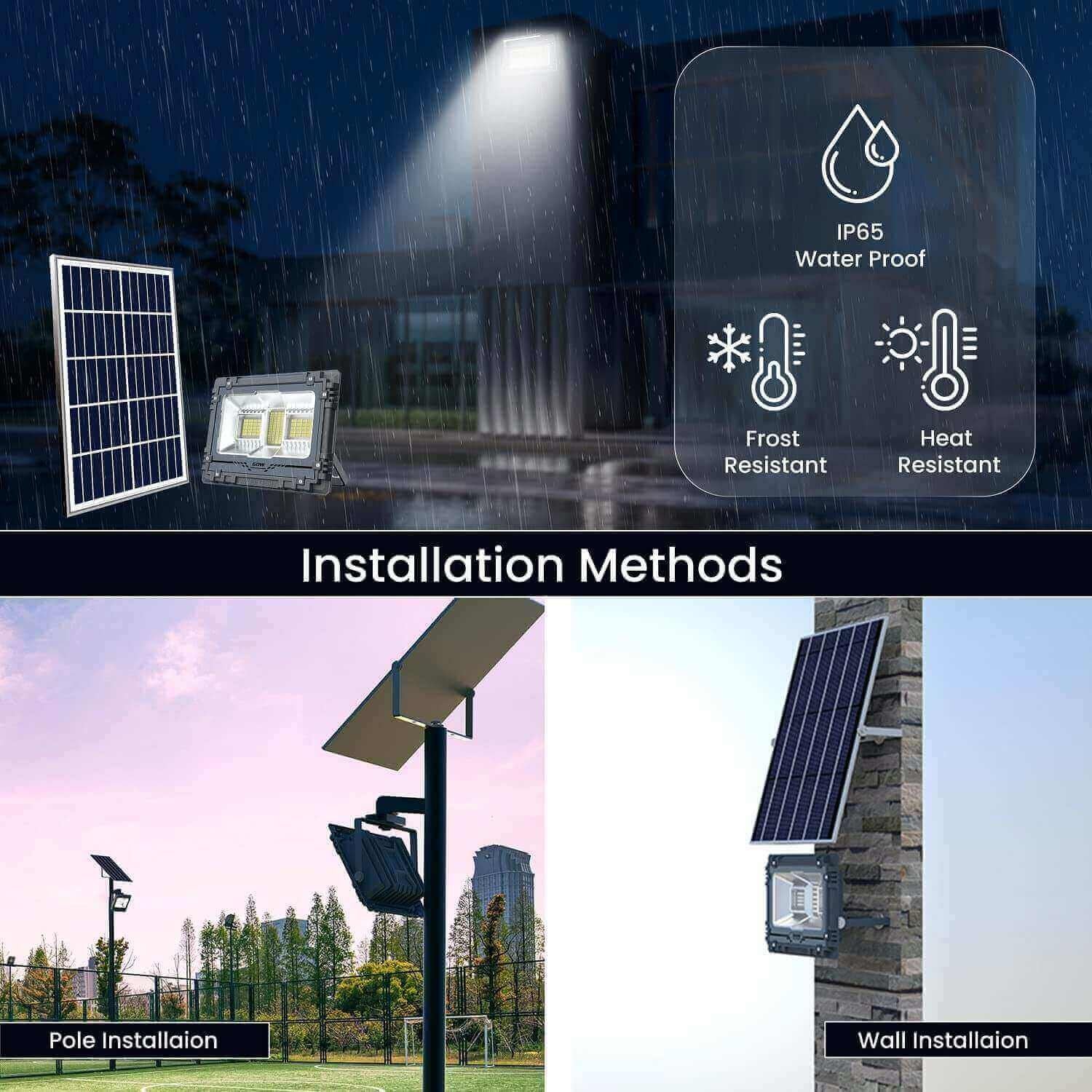 solar powered rgb flood light waterproof led garden lights - M A Enterprises