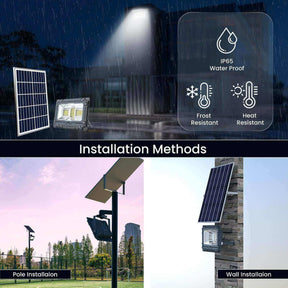 solar powered rgb flood light waterproof led garden lights - M A Enterprises